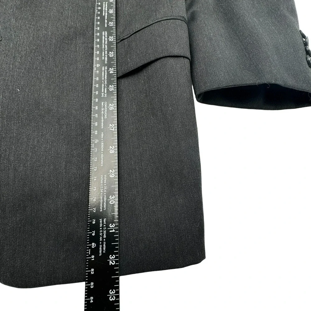 JOS A BANK Men's 43R Charcoal Gray Wool Blazer Suit Jacket Sport Coat‎ Signature